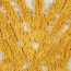 Dekokissen geometrisches Muster Baumwolle senfgelb getuftet 45 x 45 cm ALCEA Bild 7