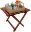 Liegestuhl pistazie Fußablage Tisch Kissen Deckchair Sonnenliege Holz Gartenliege 10-306FTKH Bild 10