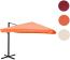Gastronomie-Ampelschirm HWC-A96, Sonnenschirm, 3x4m (Ø5m) Polyester/Alu 26kg ~ Flap, terracotta ohne Ständer, drehbar Bild 9