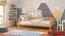 WNM Group Kinderbett für Mädchen und Jungen Kaira - Jugenbett aus Massivholz - Hohe Qualität Bett 180x80 cm - Natürliche Kiefer Bild 3