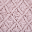 Dekokissen Baumwolle rosa Makramee 40 x 40 cm YANIKLAR Bild 7