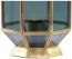 Tischlampe DKD Home Decor Kristall Blau Gold 220 V Messing 50 W (18 x 19 x 29 cm) Bild 2