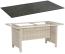 Sonnenpartner Gartentisch Base 160x90 cm Polyrattan white-coral Tischsystem Tischplatte Compact HPL beton-hell 80050509 Bild 3