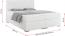 Boxspringbett Polsterbett mit Kopfstütze - JASIR - 120x200cm - Weiß Kunstleder - H3 Bild 5