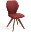 Niehoff Sitzmöbel Colorado Trend-Line Design-Stuhl Wild-Nussbaum/Leder - 180° drehbar Napoli rubin Bild 1