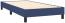 Boxspringbett mit Matratze & LED Stoff Blau 80 x 200 cm, Härtegrad: H2 [3133115] Bild 5
