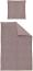 Irisette Flausch-Cotton Bettwäsche Set Mink 8835 mauve 135 x 200 cm + 1 x Kissenbezug 80 x 80 cm Bild 1