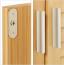 Relaxdays Badezimmerschrank Bambus, HBT: ca. 92 x 50 x 25 cm, Badschrank mit Türen in Lamellen-Optik, natur, 1 Stück Bild 6