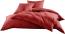 Mako-Satin Baumwollsatin Bettwäsche Uni einfarbig zum Kombinieren (Bettbezug 155 cm x 200 cm, Rot) Bild 1