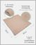 ULLENBOOM ® Baby Krabbeldecke 120x120 cm gepolstert in Sand (Made in EU) - Krabbeldecke für Baby mit 100% ÖkoTex Baumwolle, ideal als Babydecke, Laufgittereinlage & Spieldecke Bild 2