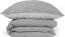 Schiesser Bettwäscheset Palma aus feinstem Baumwoll-Satin, Farbe:Anthrazit und Weiß, Größe:135 x 200 cm + 80 x 80 cm Bild 1