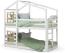 Vitalispa Doppelstockbett Maja 200 x 90 cm Weiß mit Leiter, Etagenbett, 2 Kinder Bild 7