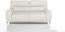 Mivano 2-Sitzer Couch Frisco / 2er Ledercouch in Kunstleder passend zum Sessel und 3er Sofa Frisco / Sofagarnitur / 166 x 92 x 96 / Weiß Bild 1