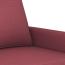 vidaXL 2-Sitzer-Sofa Weinrot 120 cm Stoff Bild 7