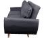 3er-Sofa HWC-J19, Couch Klappsofa Lounge-Sofa, Schlaffunktion 203cm ~ Stoff/Textil anthrazit Bild 4