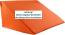 Keilkissenbezug orange 100% Baumwolle Big Comfy beties "Basic" Bild 2