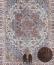 Vintage Teppich Anthea Cyanblau 80x150 cm Bild 4