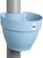 elho Vibia Campana Fallrohrpflanzgefäss 40 - Blumentopf für Regenrohr - vertikaler Garten - 100% recyceltem Plastik - Ø 21. 6 x H 16. 3 cm - Blau/Vintage Blau Bild 1
