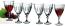 Pasabahce 44777 Diamant Wein/Wasser Wasserglas 300ml Kelchen Set von 6 Gläser Gläser-Set Trinkglas transparent Bild 3