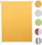 Rollo HWC-D52, Fensterrollo Seitenzugrollo Jalousie, 110x160cm Sonnenschutz Verdunkelung blickdicht ~ gelb Bild 6