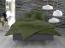 Bettwaesche-mit-Stil Mako Satin Damast Bettwäsche Waves dunkelgrün (oliv) Garnitur 200x200cm Bild 3