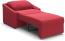 DOMO. collection Relax Sessel | Dauerschläfer Boxspring Sofa mit Schlaffunktion | Schlafsessel Gästebett Schlafsofa | 108 x 96 x 86 cm | rot Bild 6