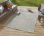 In- & Outdoor Teppich Raute grau/creme - 200x290x0,8cm Bild 1