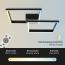 Briloner LED Deckenleuchte Frame Back 64 cm, schwarz, RGB CCT Bild 3