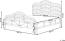 Doppelbett Rattan hellbraun Lattenrost 160 x 200 cm DOMEYROT Bild 3