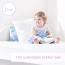 Jersey 100% Baumwolle Spannbettlaken für 130x80 cm Ausziehbare Kleinkind Baby Kinderbett Bett Matratze (Blau) Bild 5
