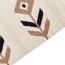 Kelim Teppich Baumwolle beige schwarz 80 x 300 cm geometrisches Muster Kurzflor NIAVAN Bild 5