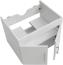 Waschbeckenunterschrank HWC-D16, Waschtischunterschrank Waschtisch Unterschrank Badmöbel, MVG hochglanz 60cm ~ weiß Bild 6