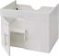 Waschbeckenunterschrank HWC-D16, Waschtischunterschrank Waschtisch Unterschrank Badmöbel, MVG hochglanz 60cm ~ weiß Bild 1