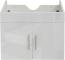Waschbeckenunterschrank HWC-D16, Waschtischunterschrank Waschtisch Unterschrank Badmöbel, MVG hochglanz 60cm ~ weiß Bild 4