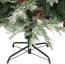 vidaXL Weihnachtsbaum mit Zapfen Grün und Weiß 225 cm PVC & PE Bild 4
