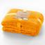 DecoKing Kuscheldecke 220x240 cm orange Decke Microfaser Wohndecke Tagesdecke Fleece weich sanft kuschelig skandinavischer Stil Henry Bild 1
