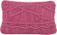 Dekokissen Baumwolle rosa Makramee 30 x 50 cm KIRIS Bild 1