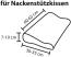 Traumschlaf Universal Bezug für Nackenstützkissen | S-M, Höhe 7-10 cm | taupe Bild 2