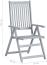 vidaXL Verstellbare Gartenstühle 6 Stk. mit Auflagen Massivholz Akazie Bild 4