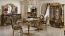 Casa Padrino Luxus Barock Vitrine Schwarz / Gold - Prunkvoller Massivholz Vitrinenschrank mit 2 Glastüren und 3 Glasregalen - Barock Möbel - Edel & Prunkvoll Bild 2