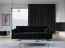 Micadoni 4-Sitzer Samtstoff Sofa Mamaia | Bezug Black | Beinfarbe Gold Metal Bild 6
