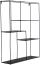 Wandregal MONS (LBH 10. 50x40. 50x50 cm) LBH 10. 50x40. 50x50 cm schwarz Steckboard Wandboard Bild 1