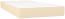 Boxspringbett mit Matratze & LED Stoff Creme 90 x 200 cm, Härtegrad: H2 [3133690] Bild 6
