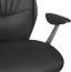 FineBuy Bürostuhl OXET1 Echt-Leder Schreibtischstuhl schwarz Bild 8
